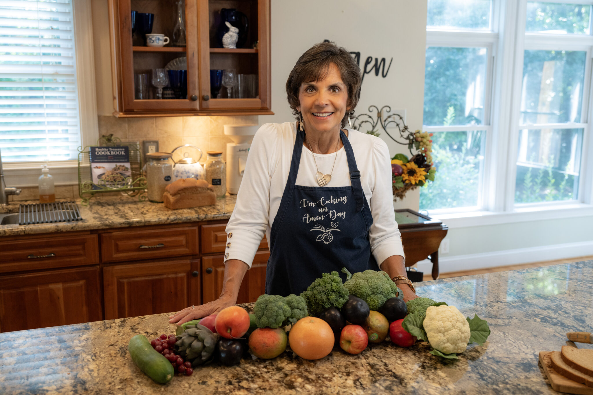 RBP_1987 Annette with Fruit and Vegetables