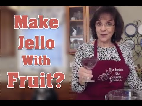 How to Make Healthy Jello With fruit