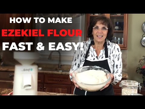 How To Make Ezekiel Flour in 15 Minutes Or Less!