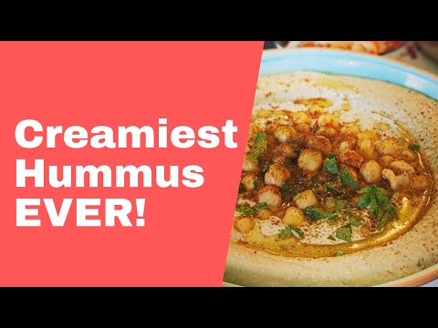How to Make Hummus (Special Technique That Makes It Creamy!)