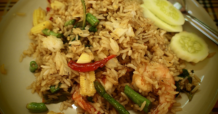 A Special Fried Rice Dish Provides Energy A Special Fried Rice Dish Provides Energy