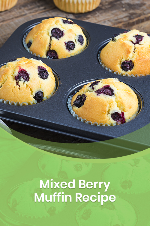 Mixed Berry Muffin Recipe