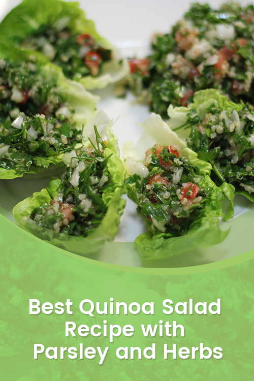 Best Quinoa Salad Recipe with Parsley and Herbs