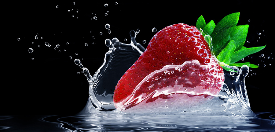 Rinse strawberry Well