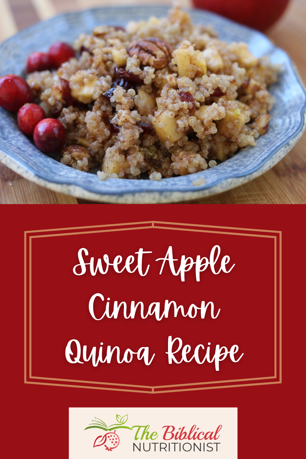 Sweet Apple Cinnamon Quinoa Recipe