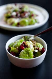 Brussels Sprout and Cranberry Salad
