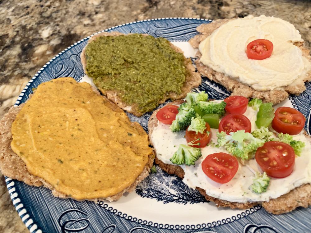 Unleavened Bread with Toppings