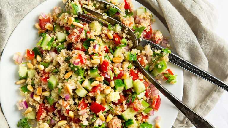 Quick and Easy Mediterranean Quinoa Salad