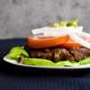 Daniel Fast Black Bean Burger