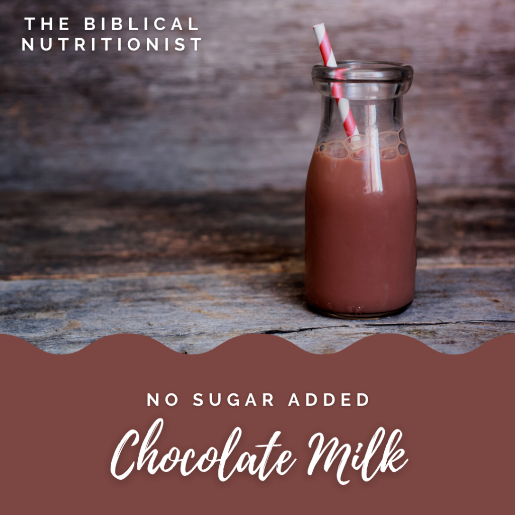 No Sugar Added Chocolate Milk – Just 3 Ingredients!