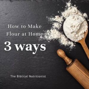make flour at home