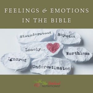 feelings and emotions in the bible