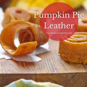 pumpkin pie leather recipe