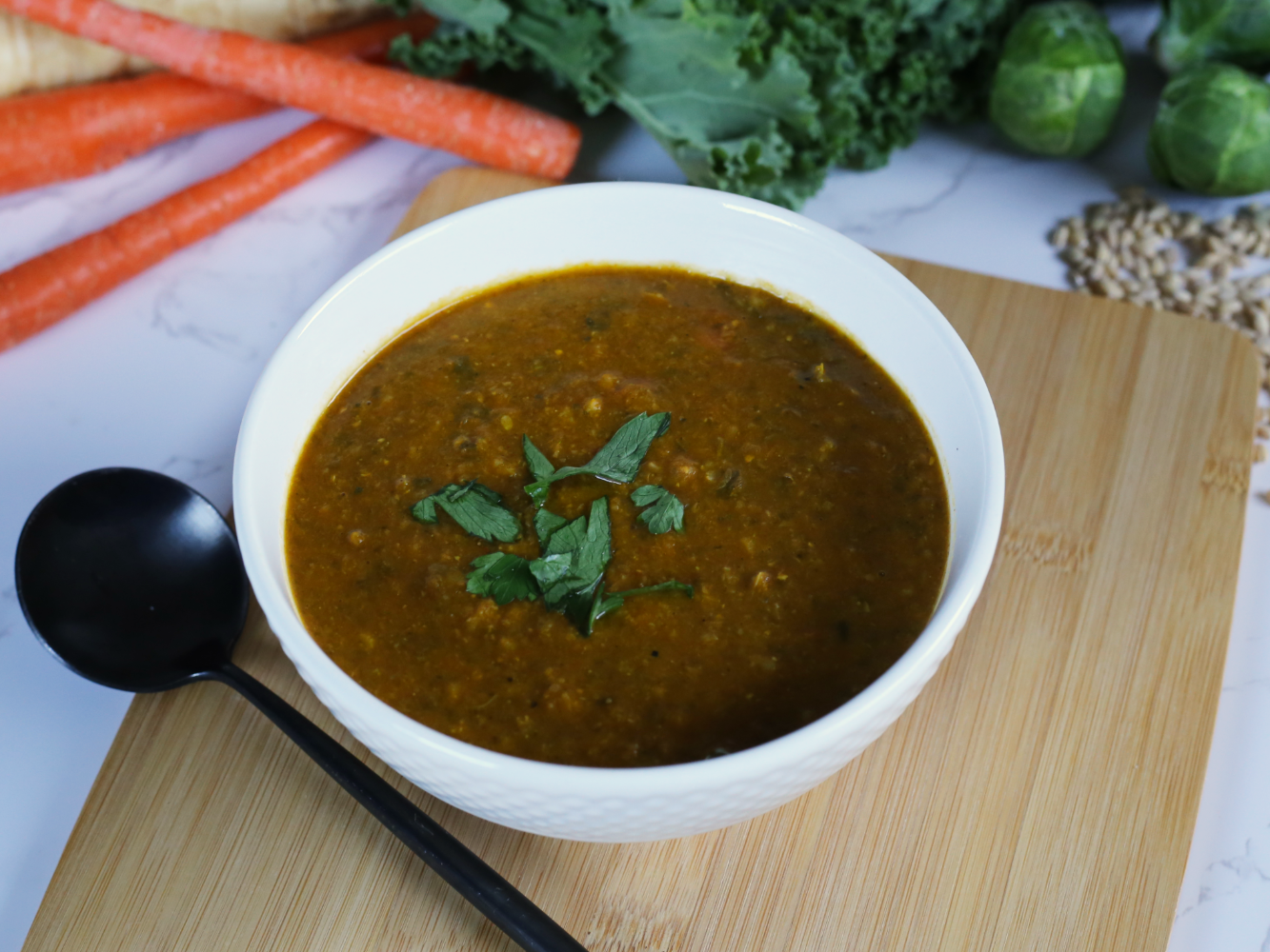 A delicious bowl of anti-inflammatory soup!