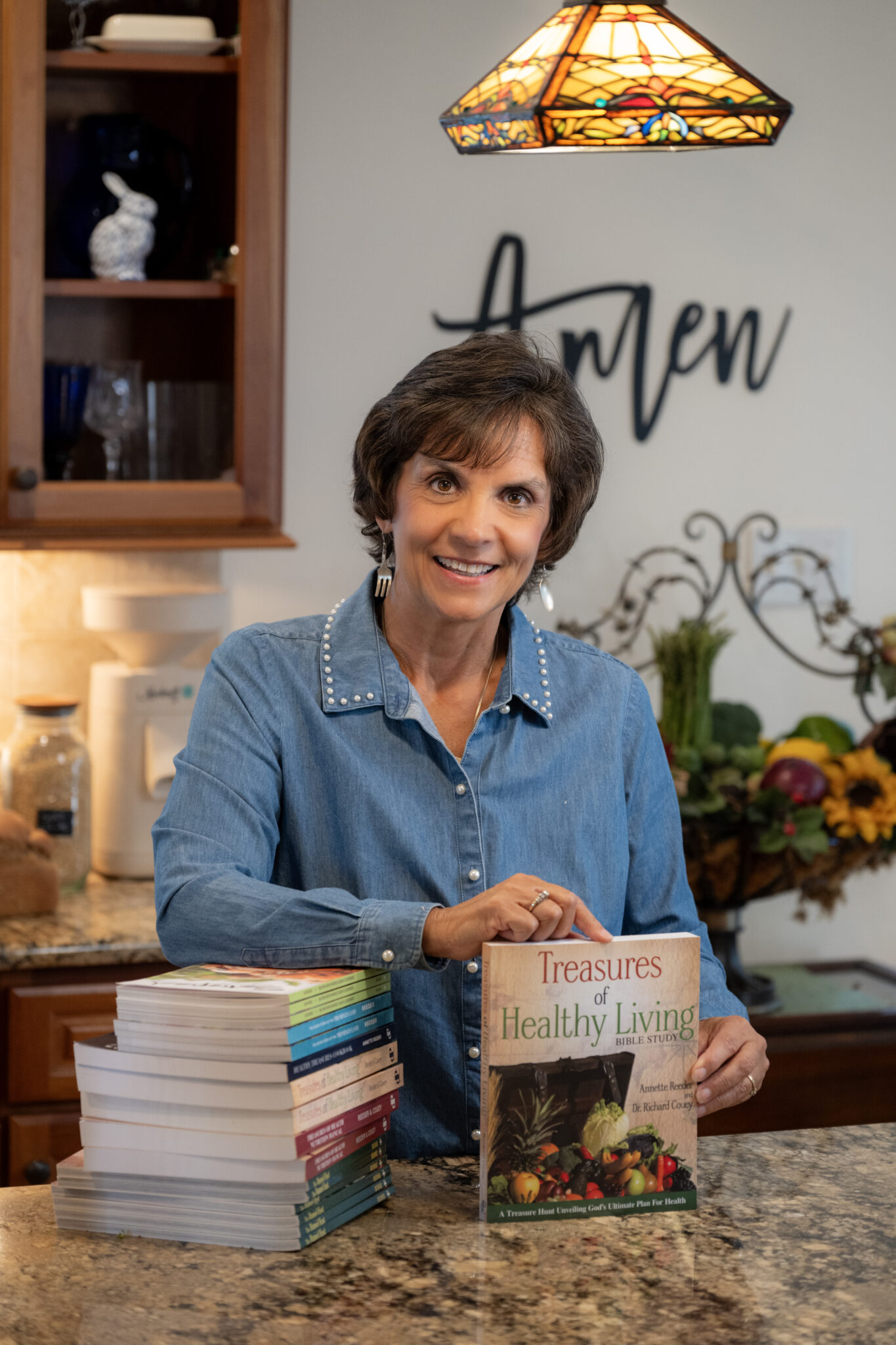 Annette with Books