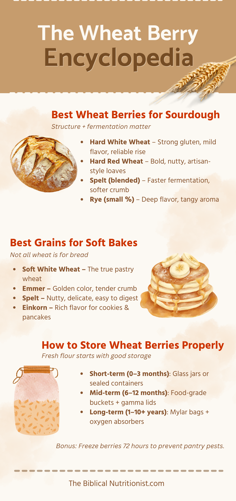 the wheat berry encyclopedia - helpful guide from the biblical nutritionist