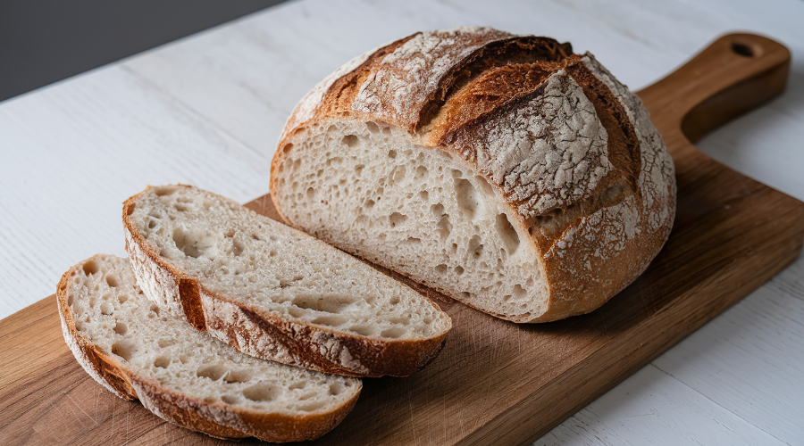 baking sourdough with einkorn ancient grains