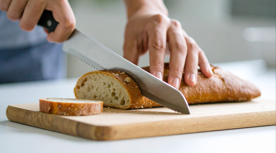 Let Whole Wheat Bread Cool Before Cutting to Prevent Falling Apart
