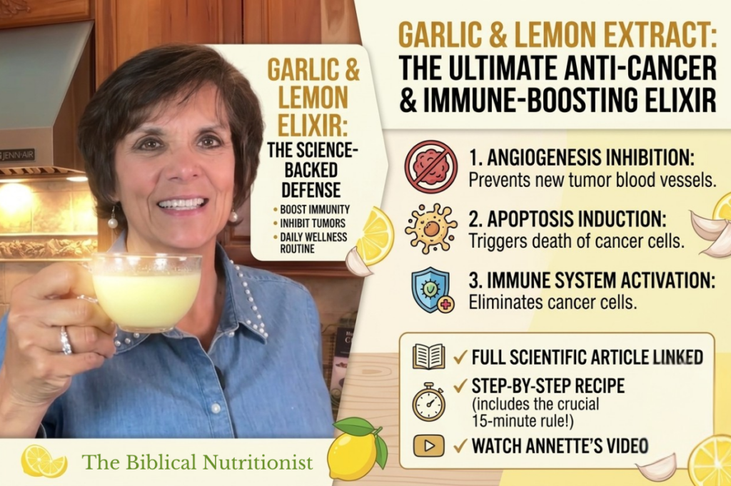Anti-Cancer and Immune Boosting Elixir made from Garlic and Lemons - The Biblical Nutritionist